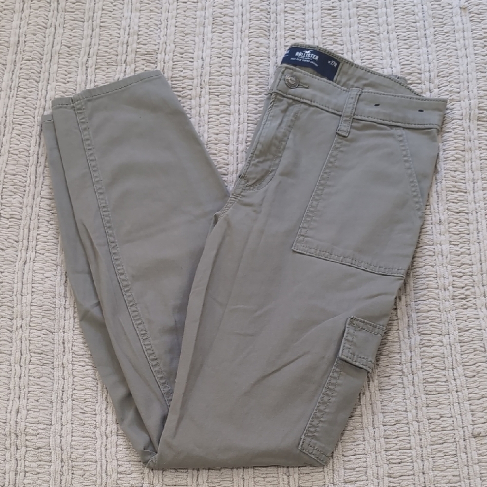 Hollister high rise super skinny soft cargo jean